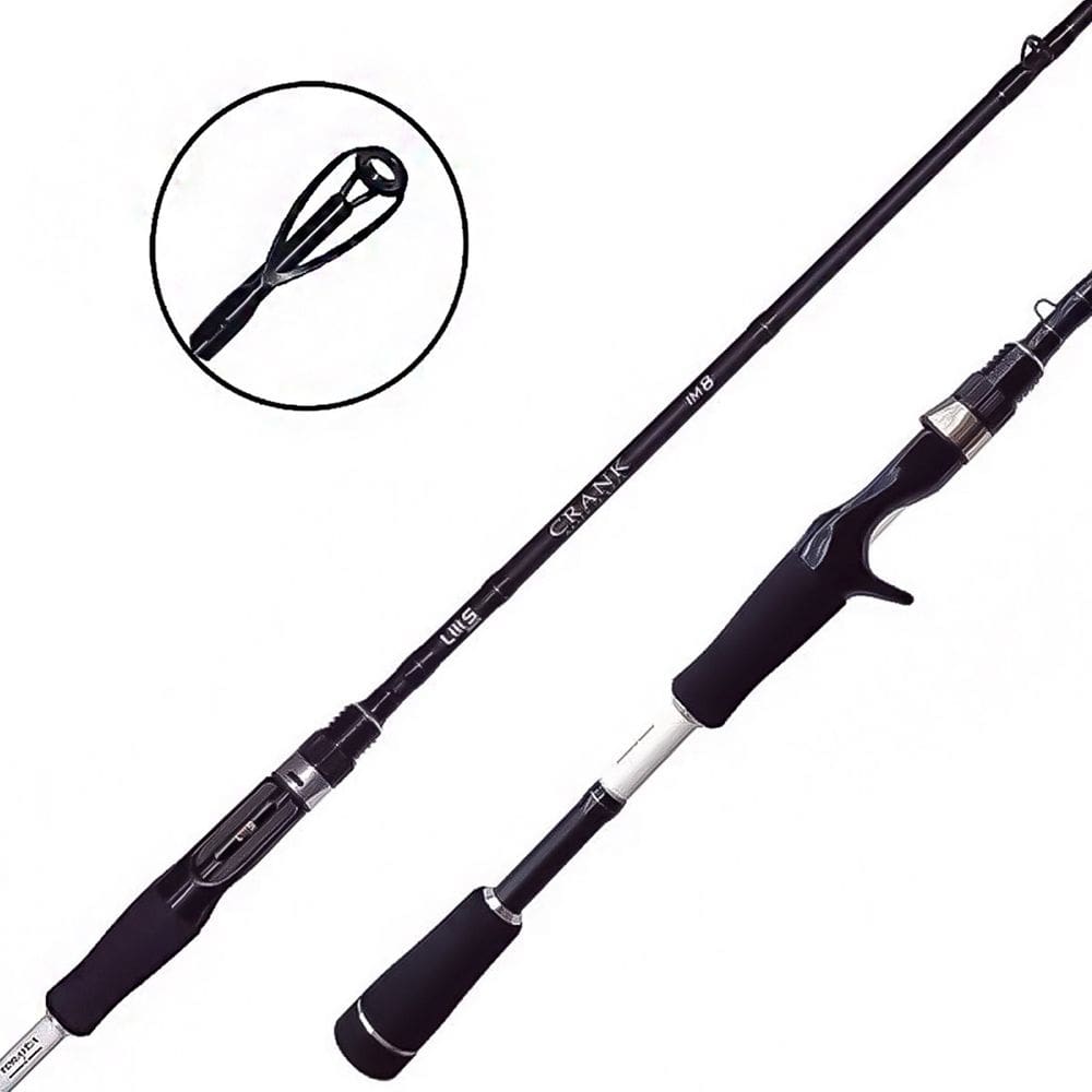 Vara Pesca Carretilha Lumis Crank Cast 5.8 1,75m 8-20Lbs Carbono IM8 Inteiriça