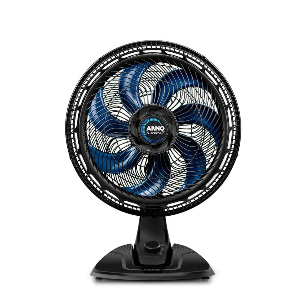 Ventilador de Mesa Arno 40Cm VE70 X-Treme 7 Preto e Azul Escuro 127V