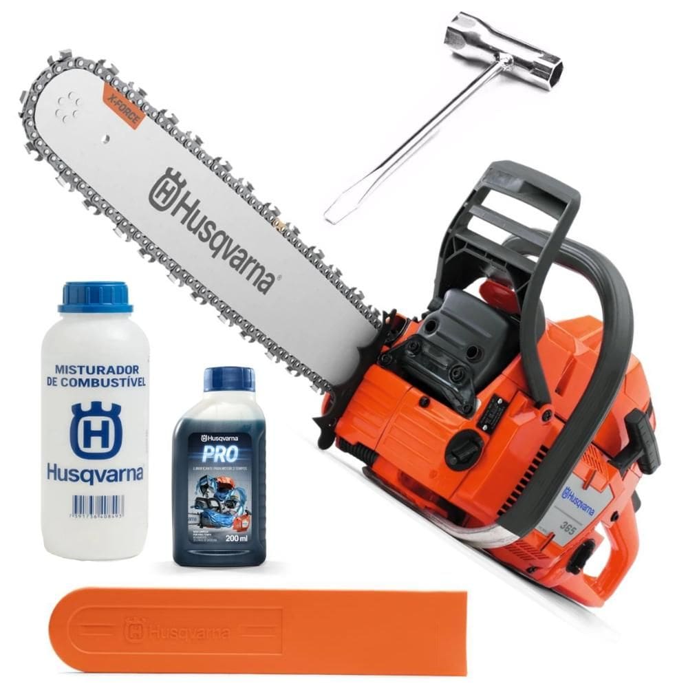 Motosserra Gasolina Husqvarna 365 61,1cc 4.6hp Profissional Sabre 36 Dentes