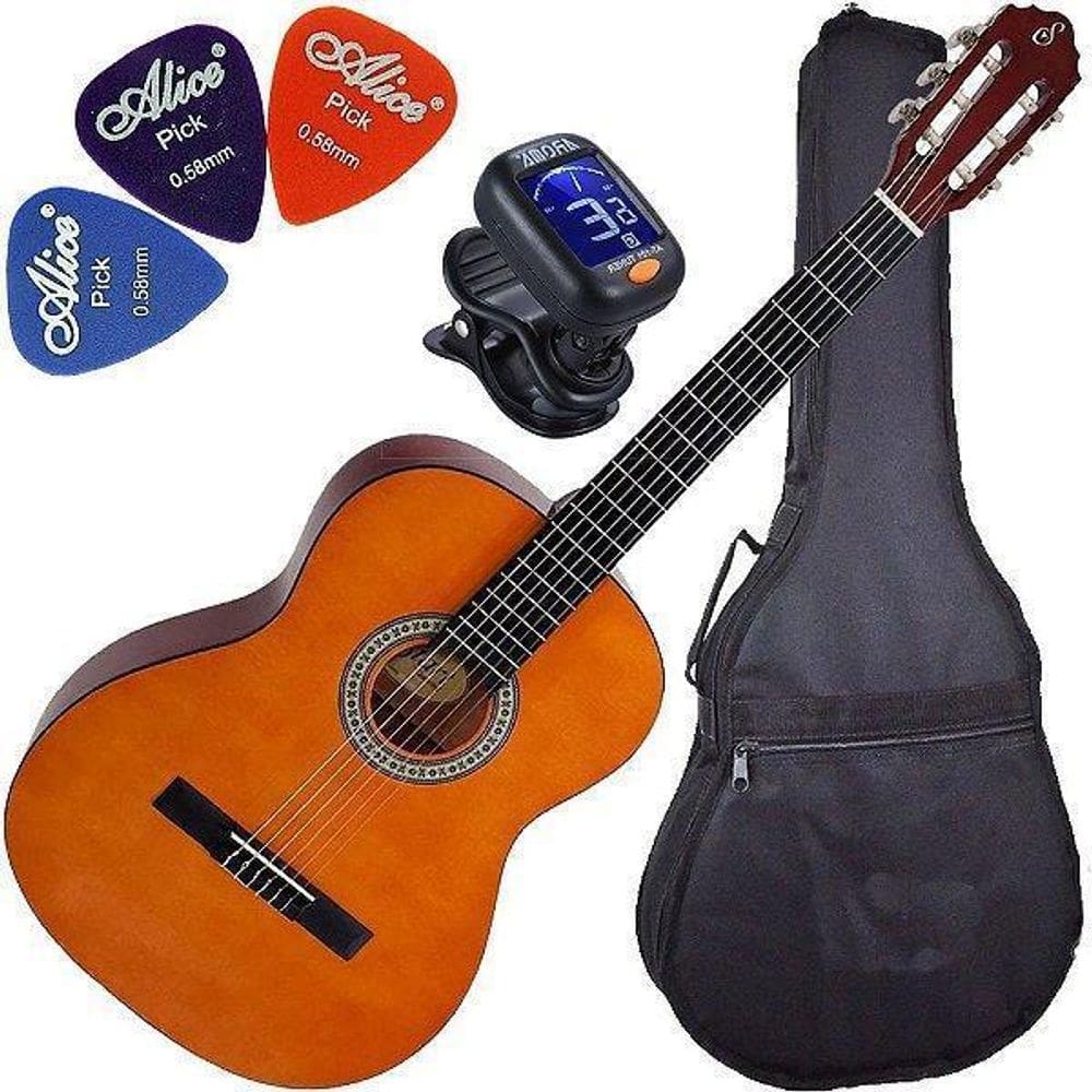 Kit Violão Estudo Acústico Ny Nt N14 Start Giannini + Capa