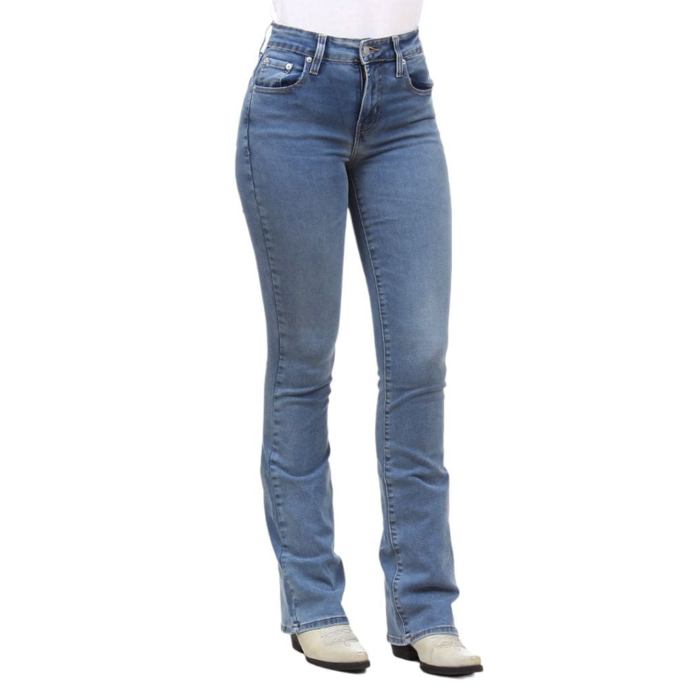 Calça Jeans Feminina High-Rise Boot Cut 725 Levi`s 36291