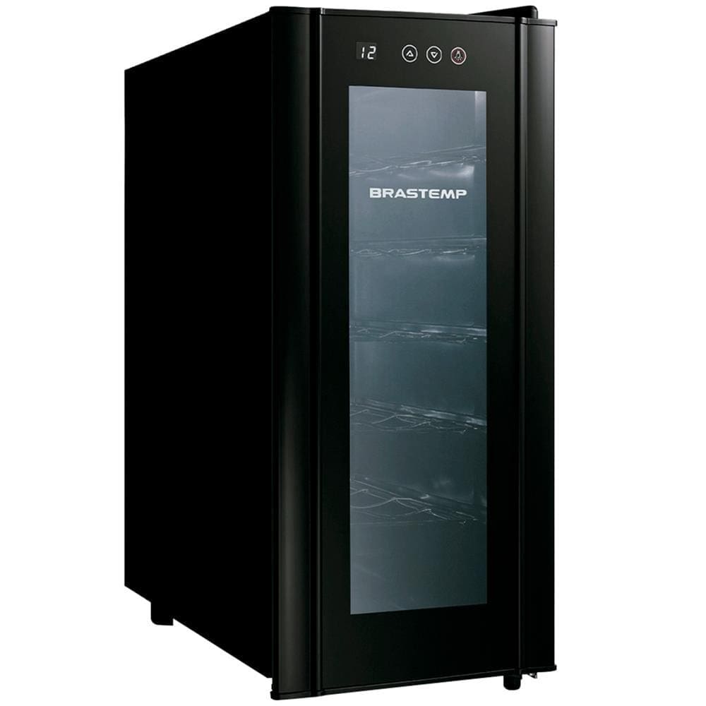 Adega Climatizada Brastemp 12 Garrafas com Painel Touch All Black BZC12 B Preto