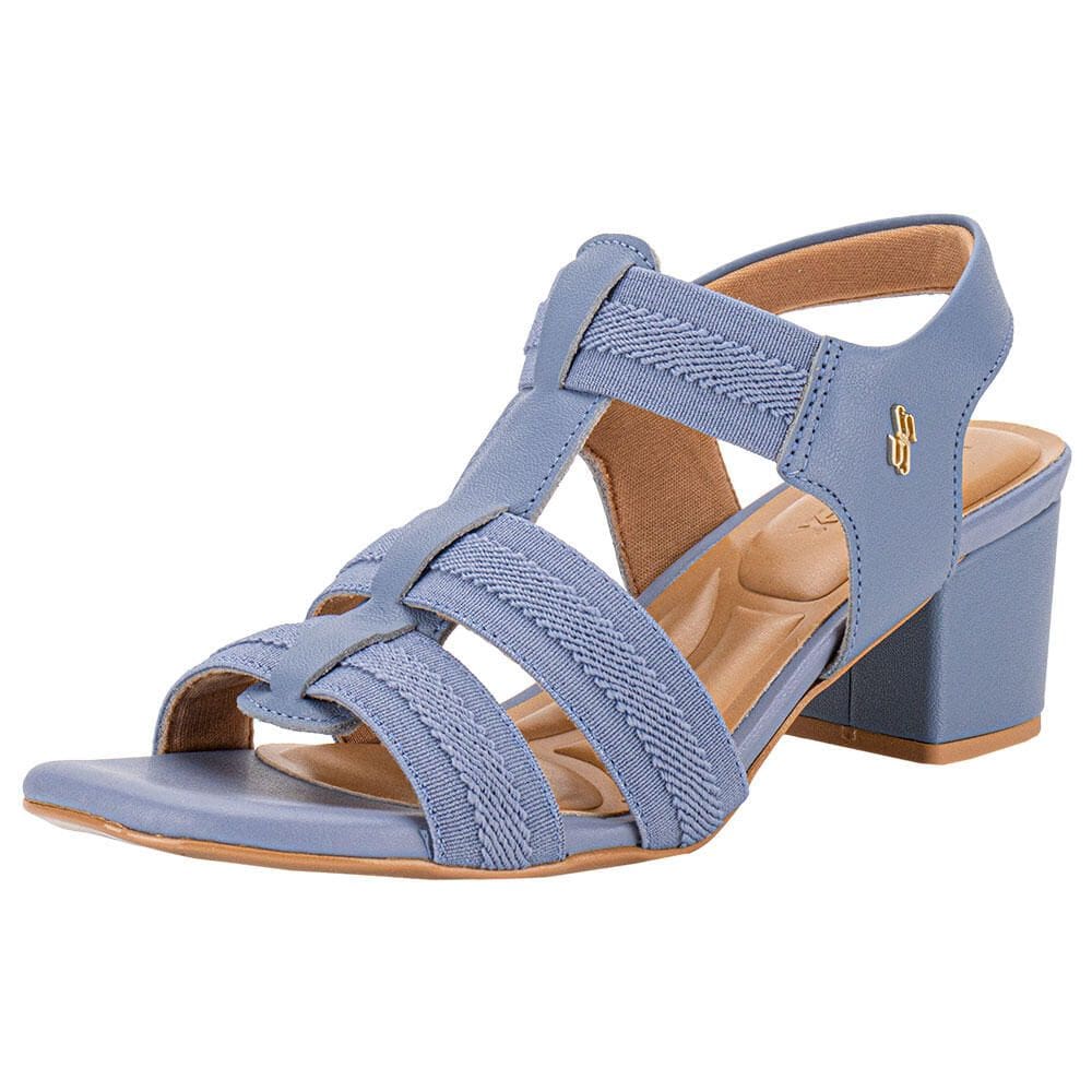 Sandália Feminina Salto Grosso Usaflex Ma0505