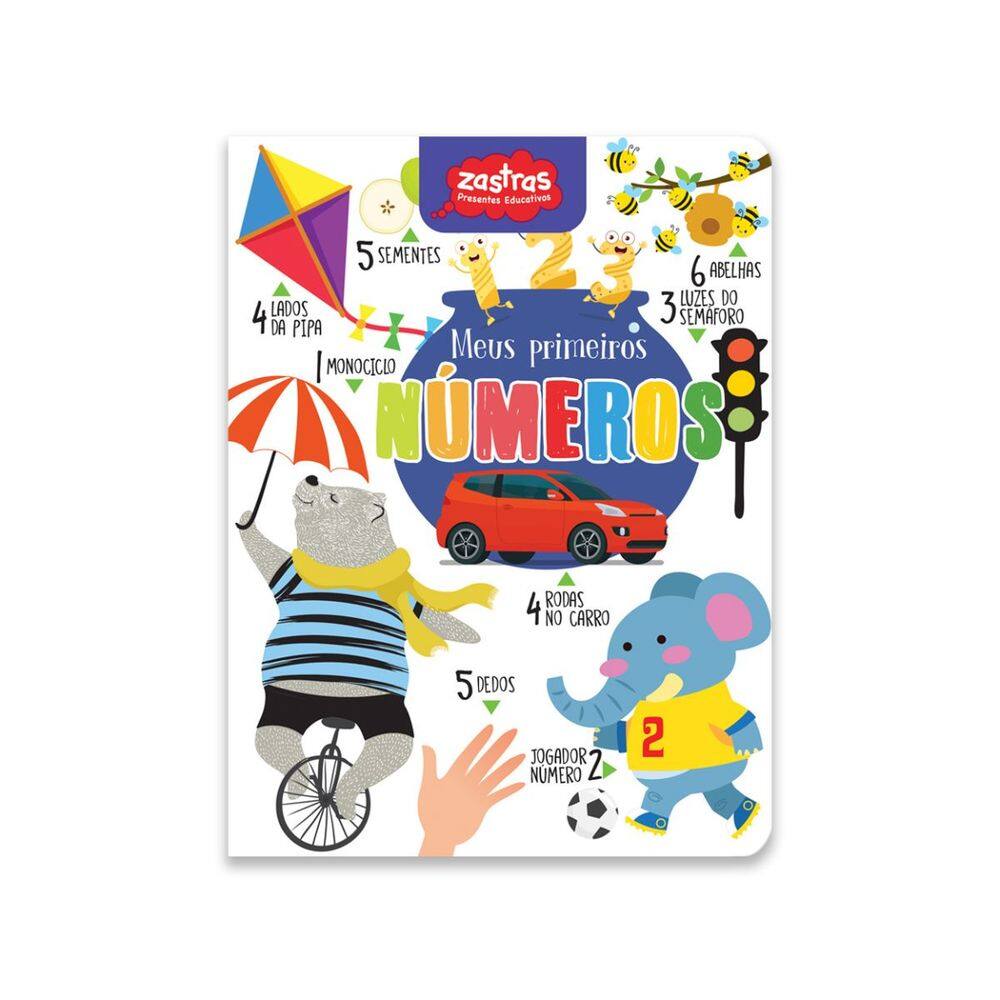 Livro Educativo Infantil Aprendendo Meus Primeiros Números