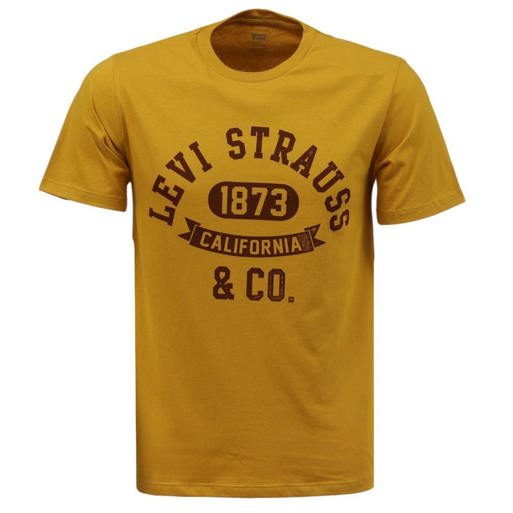 Camiseta Masculina Amarelo Mostarda Levi`s 37207