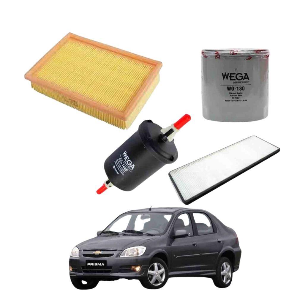 Kit Filtros Óleo GM Prisma 2006 A 2011 WKL184 Wega