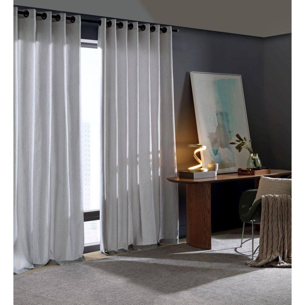 Cortina Rústica Panamá 3,00X1,70M Raffia Latte Cor 1505