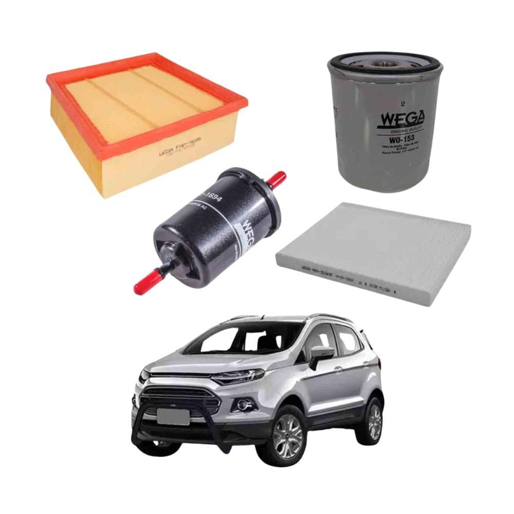 Kit Filtros Óleo Ford Ecosport 2012 A 2018 WKL162 Wega
