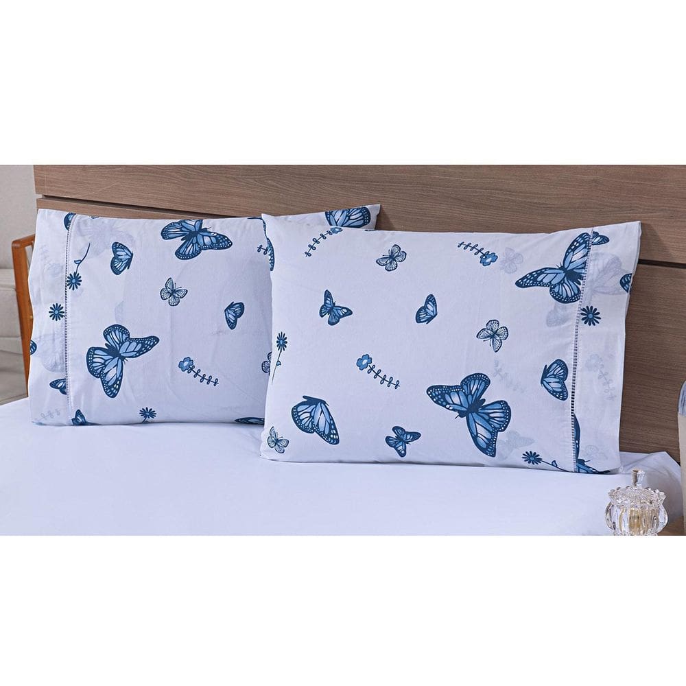 Par Fronhas Avulsas 80X60Cm Percal 100% Algodão 180 Fios