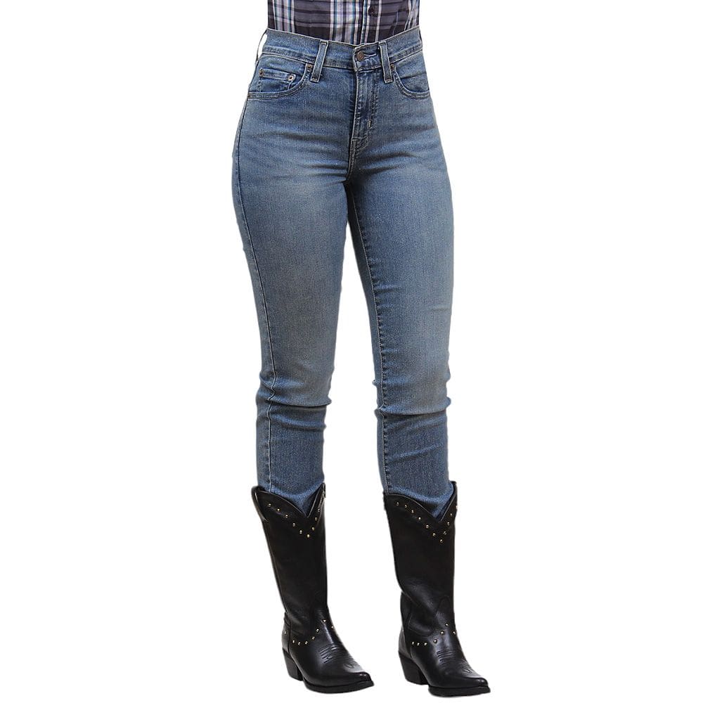 Calça Jeans Feminina Azul 724 Straight Levi`s 37014