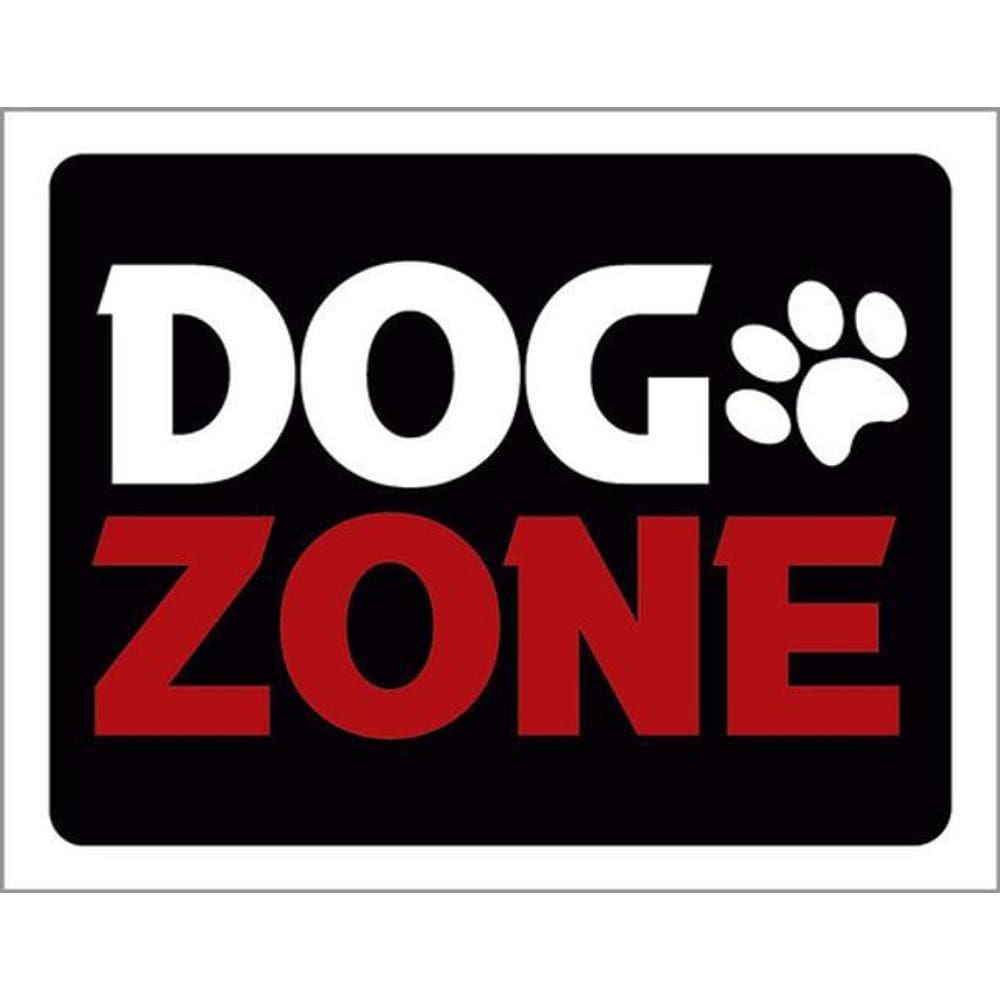 Kit 3 Placas Dog Zone Patinha Vermelha 36X46