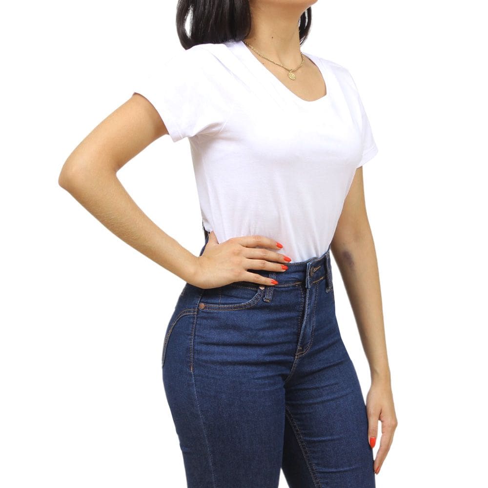 Camiseta Feminina Branca TXC 34678
