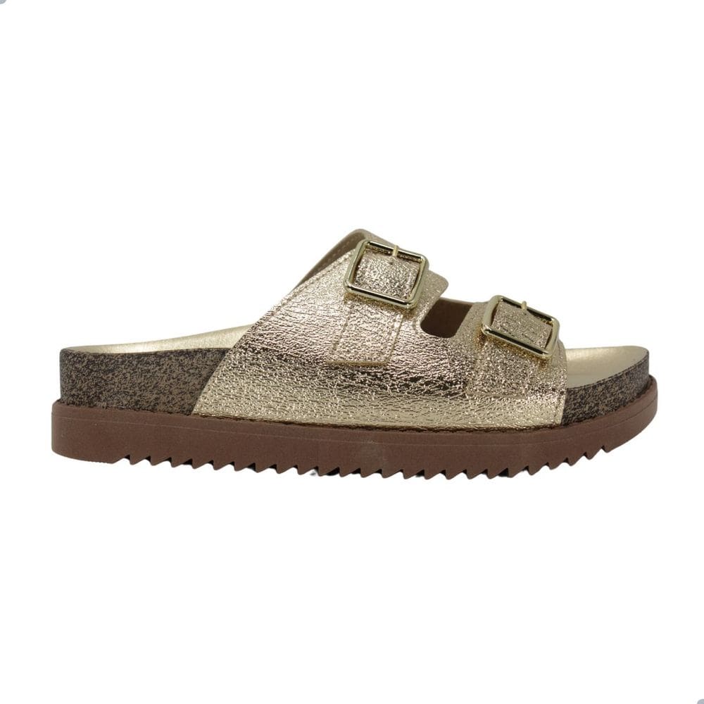 Tamanco Feminino Moleca Ouro