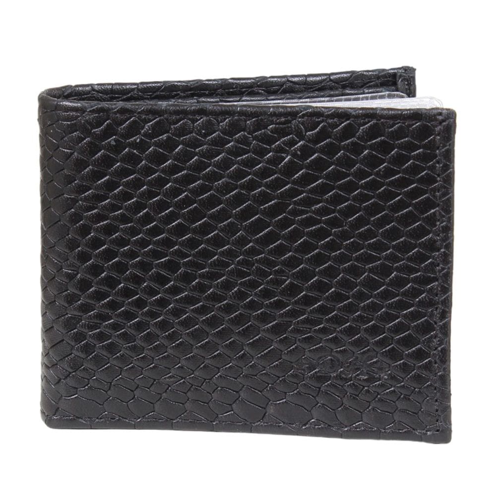 Carteira em Couro Estilo Cobra Preto DH Couros 37229