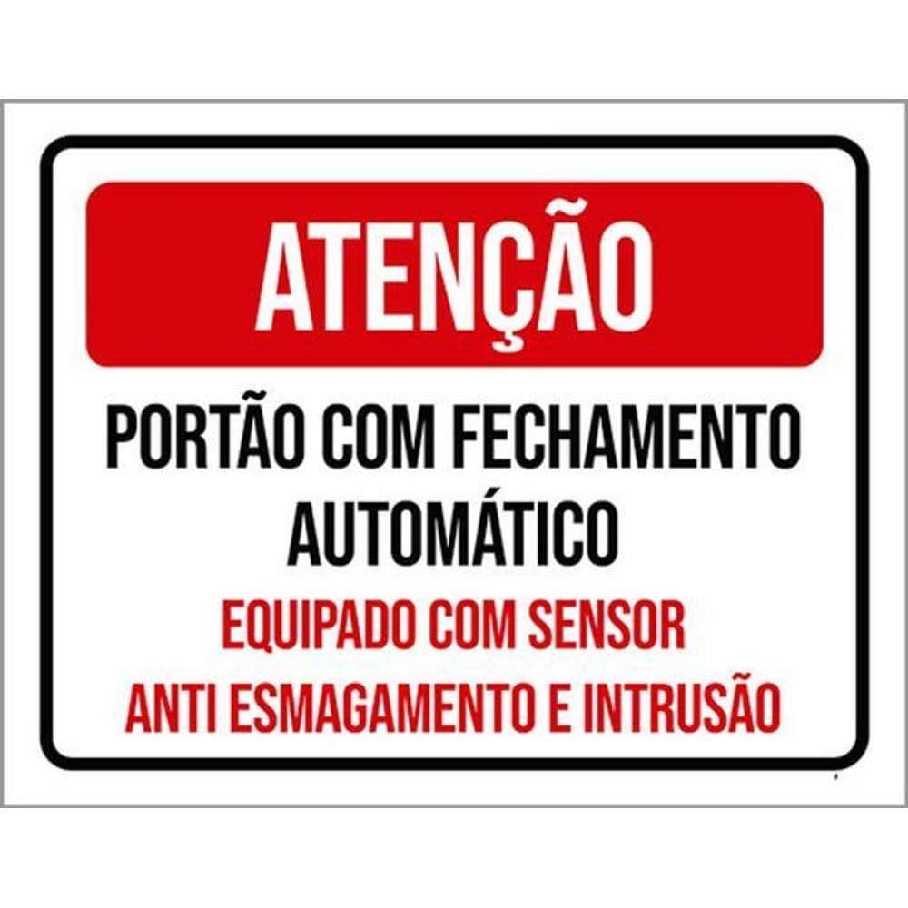 Kit 3 Placa Equipamento Sensor Esmagamento Intrusão 36X46