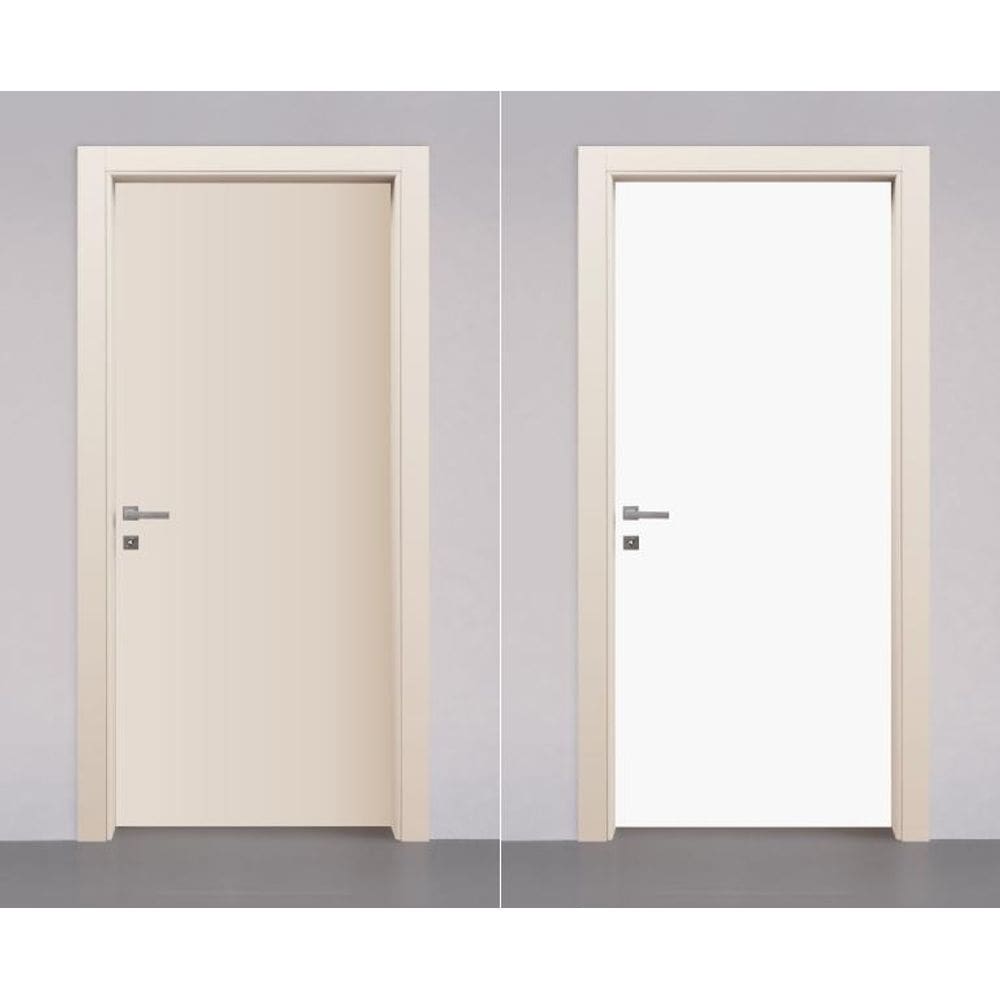Adesivo Envelopamento Decorativo De Porta Lisa Branco Fosco