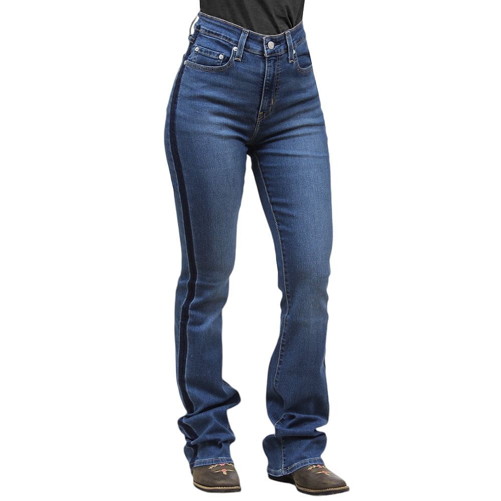 Calça Feminina Jeans Azul 725 Boot Cut Levi`s 37268