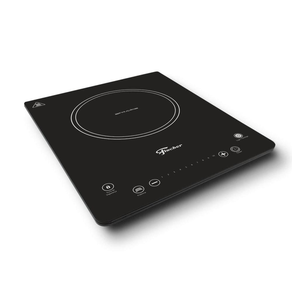 Cooktop Portátil Por Indução Fischer 1q Com 1 Boca Preto 220v
