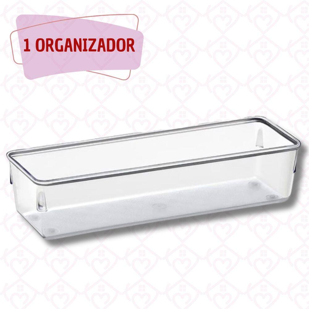 1 Peça Organizador Multiuso Gavetas Talheres Geladeira Multiuso