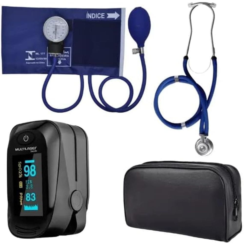 Kit Academico Premium Para Fisoterapeuta Com Oximetro
