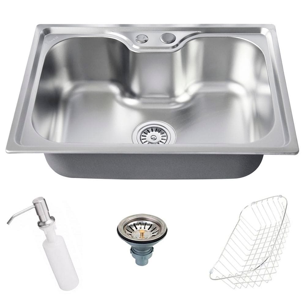 Cuba Cozinha Gourmet Aço Inox Luxo Com Acessórios 50x40 Cm Prata Brinovar