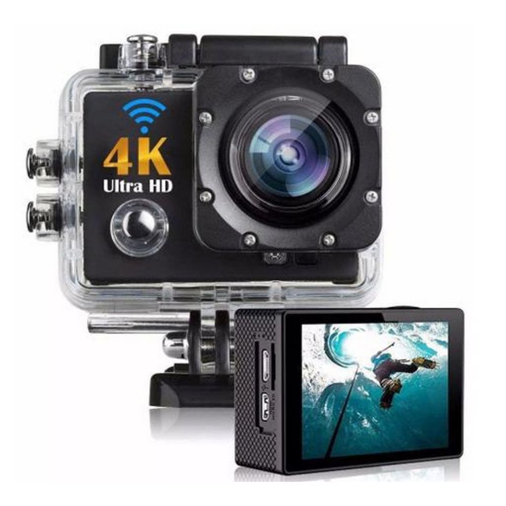 Câmera Action Pro Sport Full Hd Prova Água Wi-fi Bike Surf
