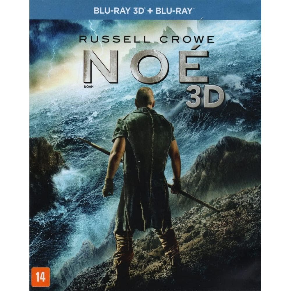 Blu-Ray Noé  3D + 2D  - Duplo Com Luva Metalizada