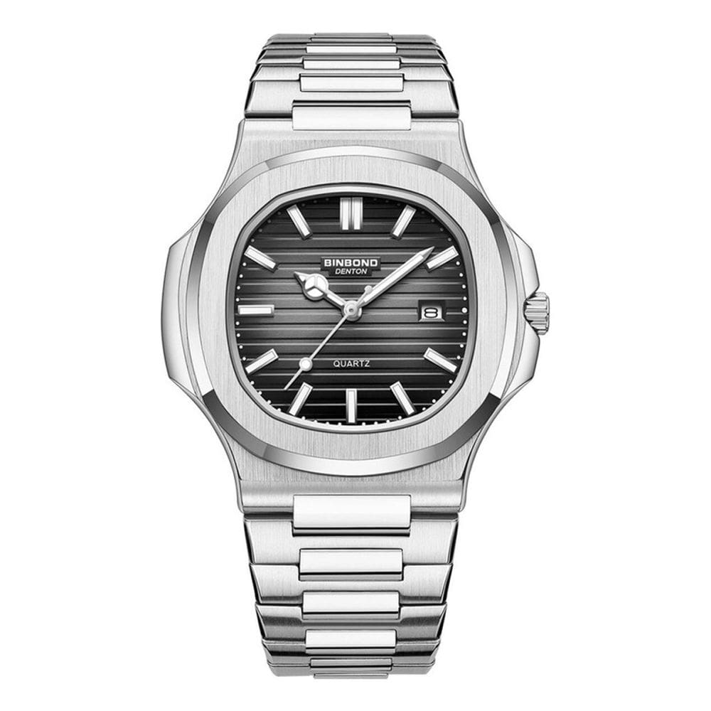 Assista Binbang Parrot Steel Square Waterproof Glowin-the-Dar