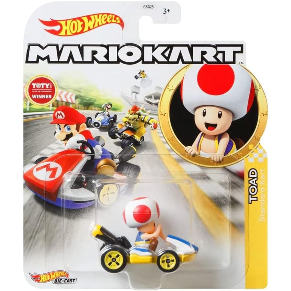 Carrinho - HW Toad - Mario Circuito Special MATTEL