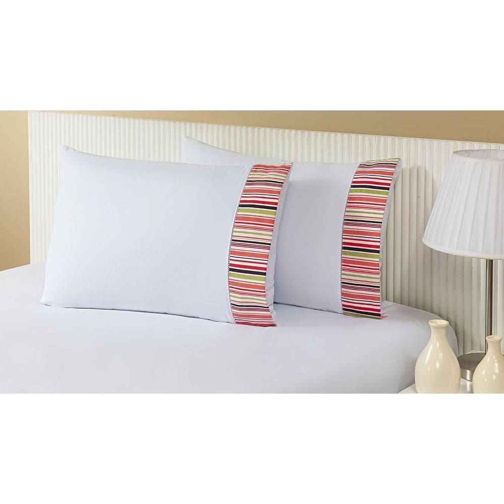 Kit 04 Fronhas Avulsas 80X60Cm Percal 100% Algodão 180 Fios