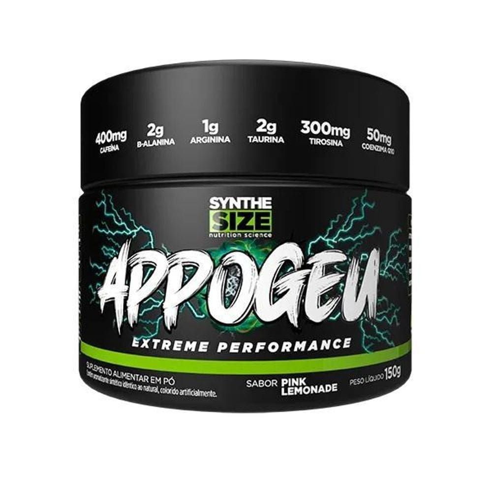 Pre Treino Appogeu Synthesize 150G Pote Pink Lemonade