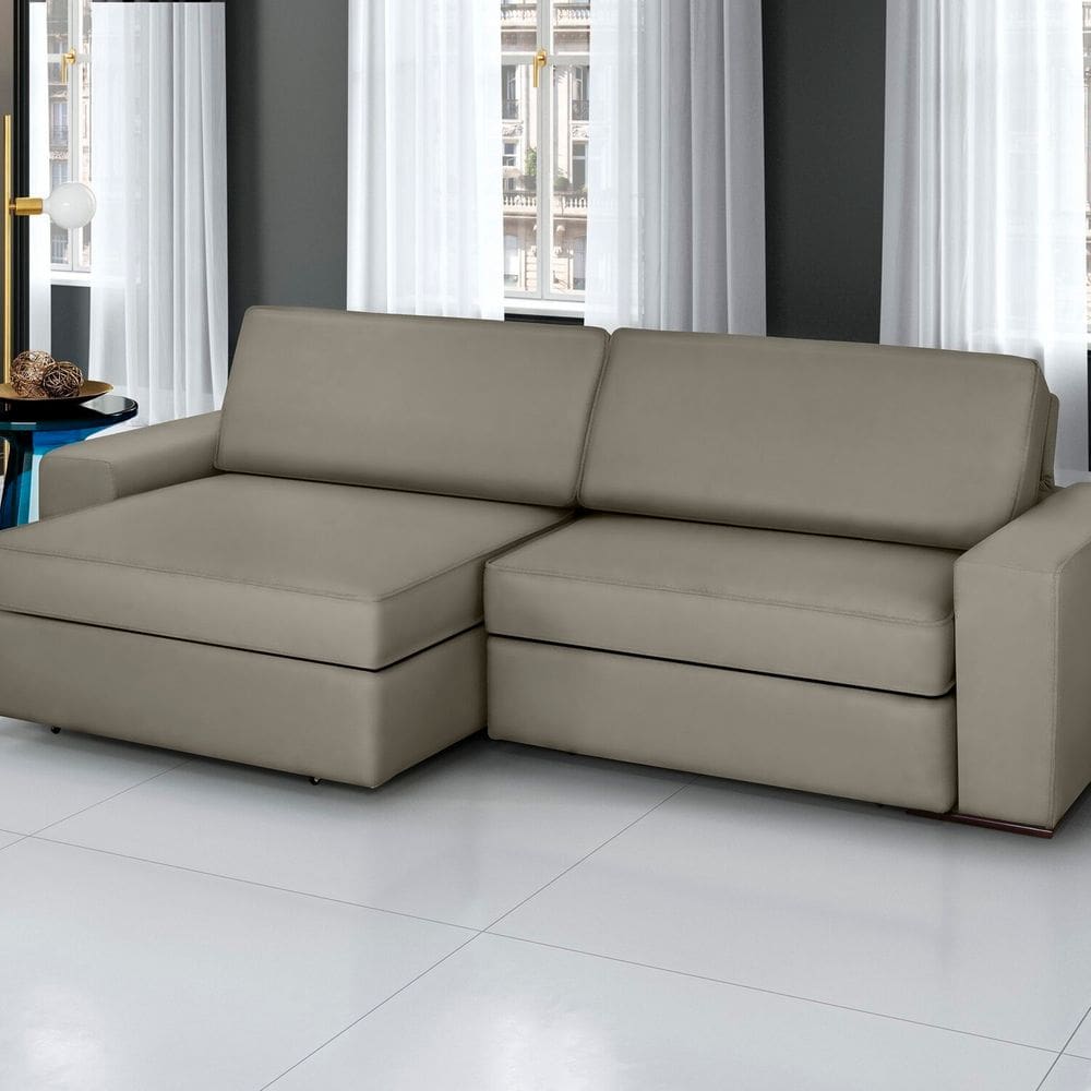 Sofá Cosmos - Retrátil / Reclinável 280 Cm Castor