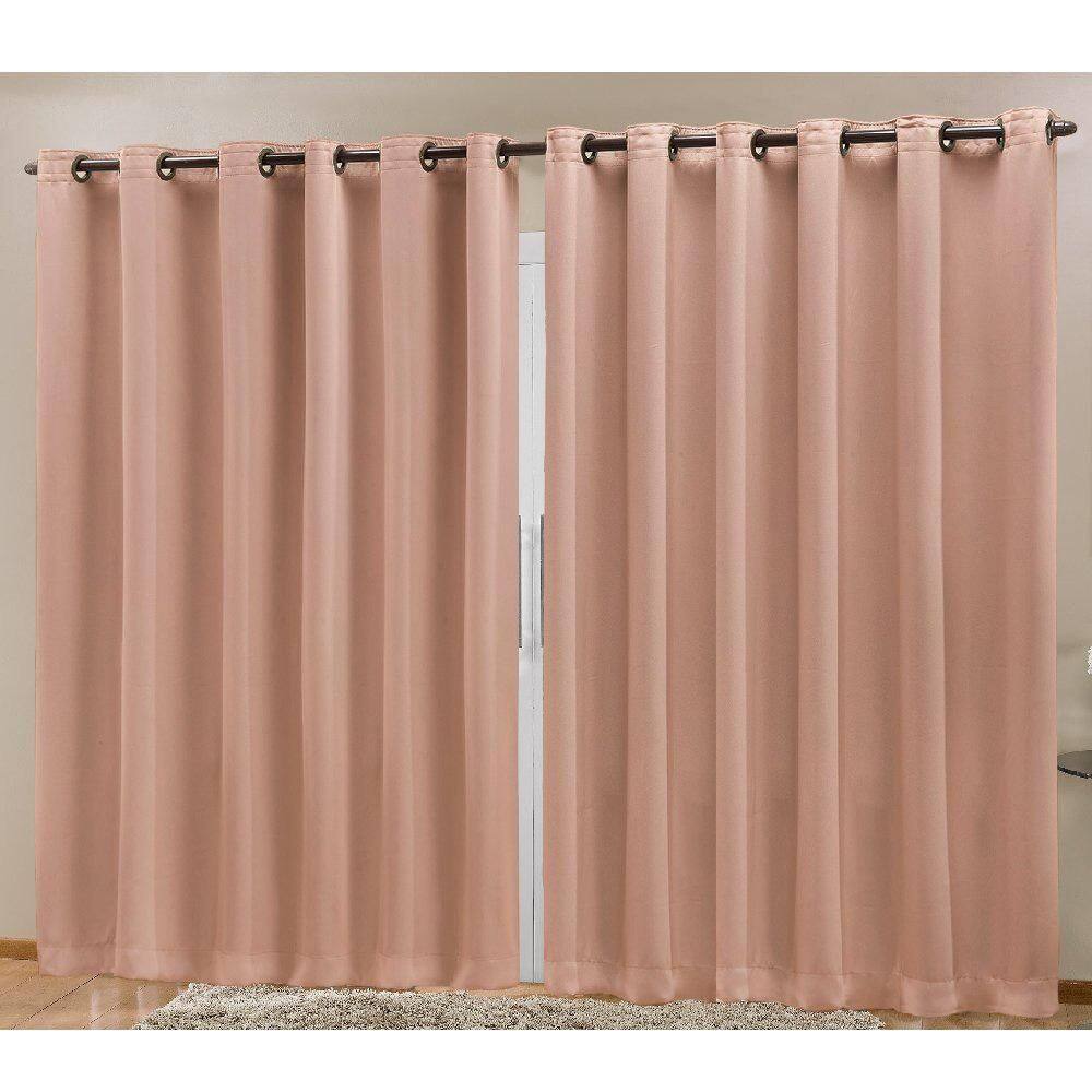 Cortina Blackout Prime 3,00X2,70 Corta Luz Sala Quarto Avelã