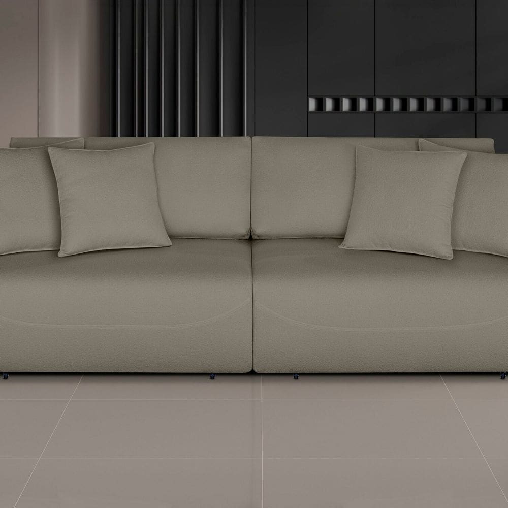 Sofá Netuno - Retrátil / Reclinável 280 Cm Castor