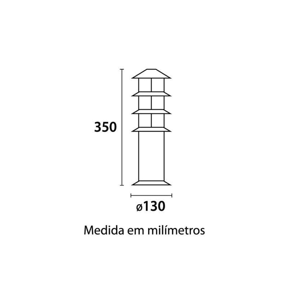 Balizador Oriental 35Cm Br