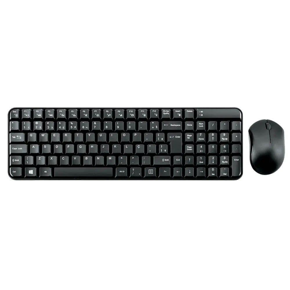 Combo Teclado + Mouse Multilaser Cs200 Usb 1000dpi - Tc183