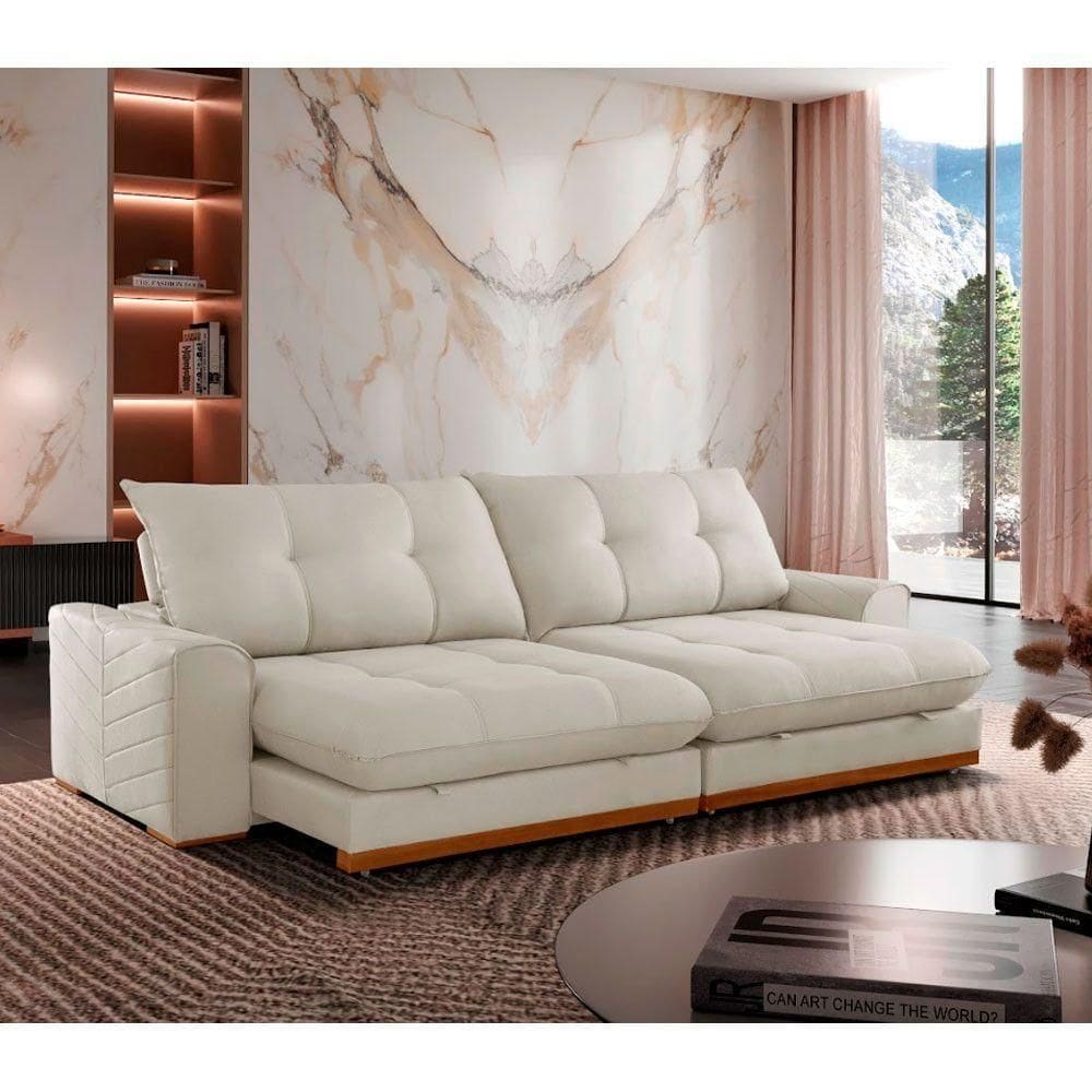 Sofá Argo Linho 02 Módulos 120 Cm B25cm Meu Sofá Online A302 Linho Branco