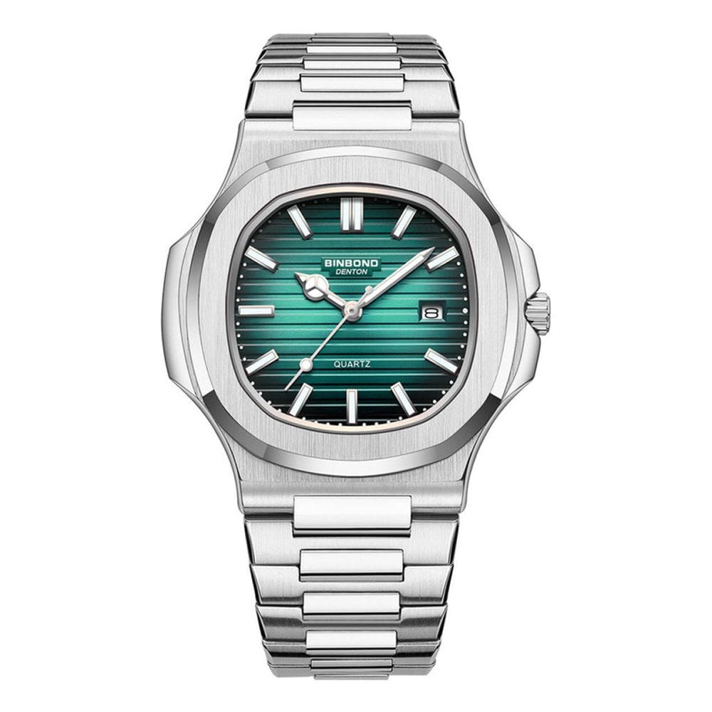 Assista Binbang Parrot Steel Square Waterproof Glowin-the-Dar