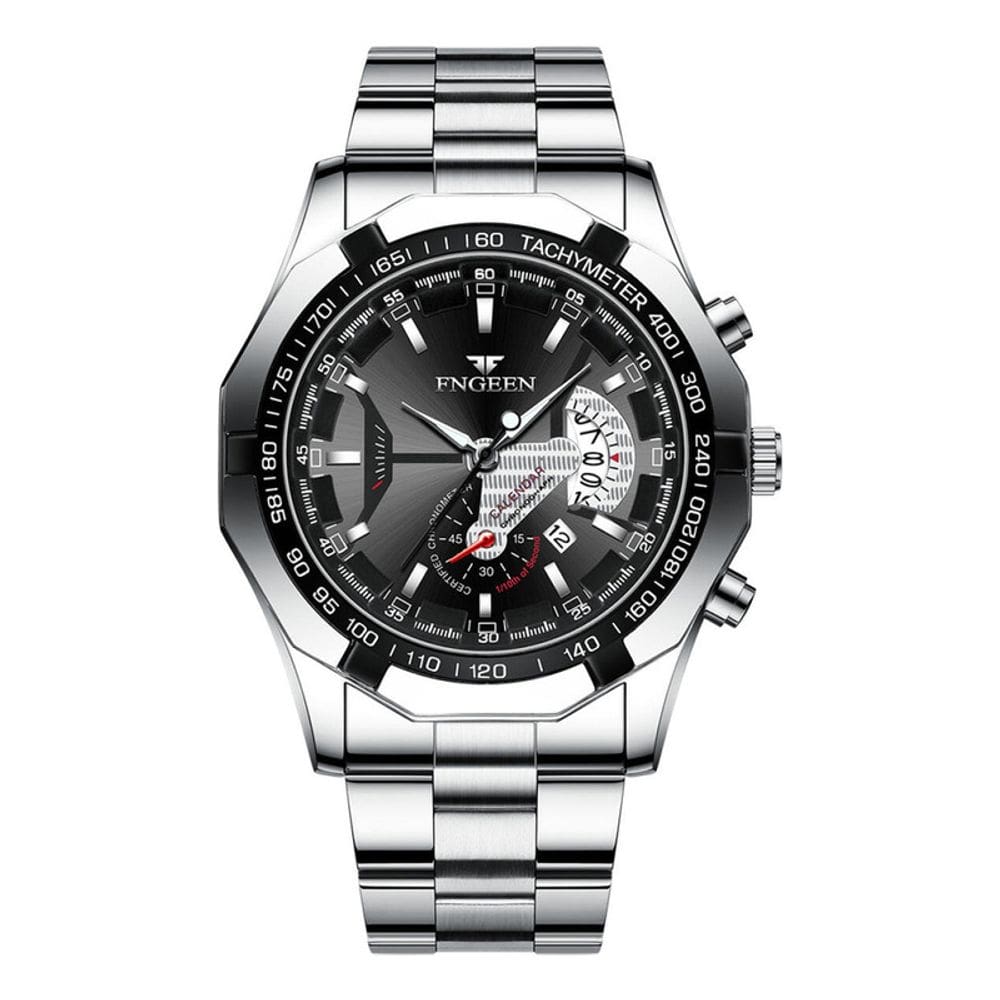 Relógio impermeável não mecânico com mostrador grande de 44 mm