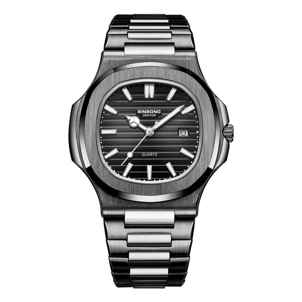 Assista Binbang Parrot Steel Square Waterproof Glowin-the-Dar