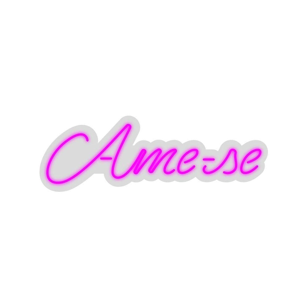 Neon Led Em Acrílico Ame-Se Rosa 0,60X0,20