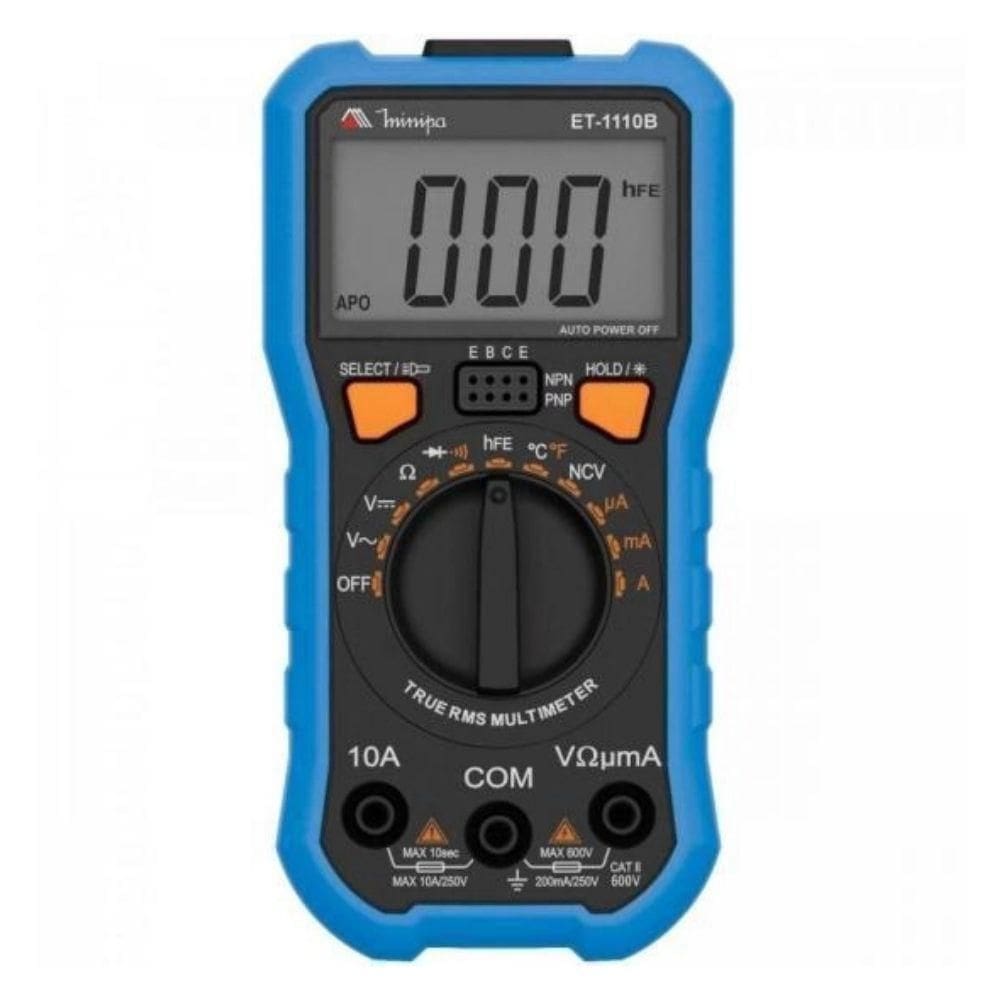 Multimetro Digital Minipa 3 1-2 Et-1110b