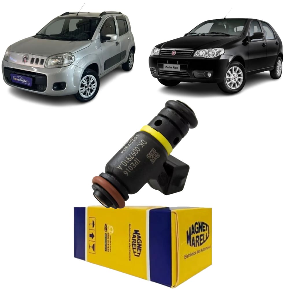 Bico Injetor Fiat Palio Uno 1.0 8V 2012 a 2014 IPE016 Mareli