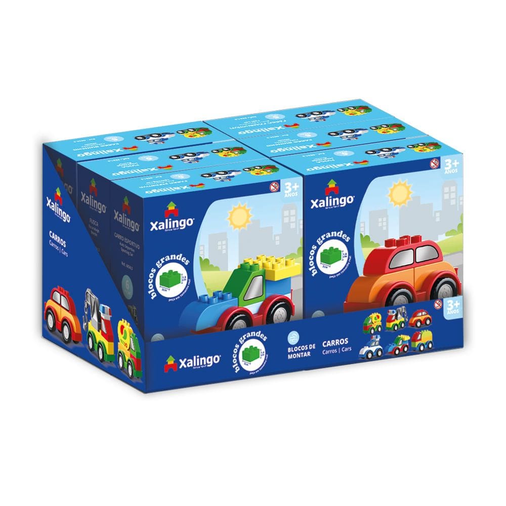 Bloco Grande de Montar Carros Individual Xalingo