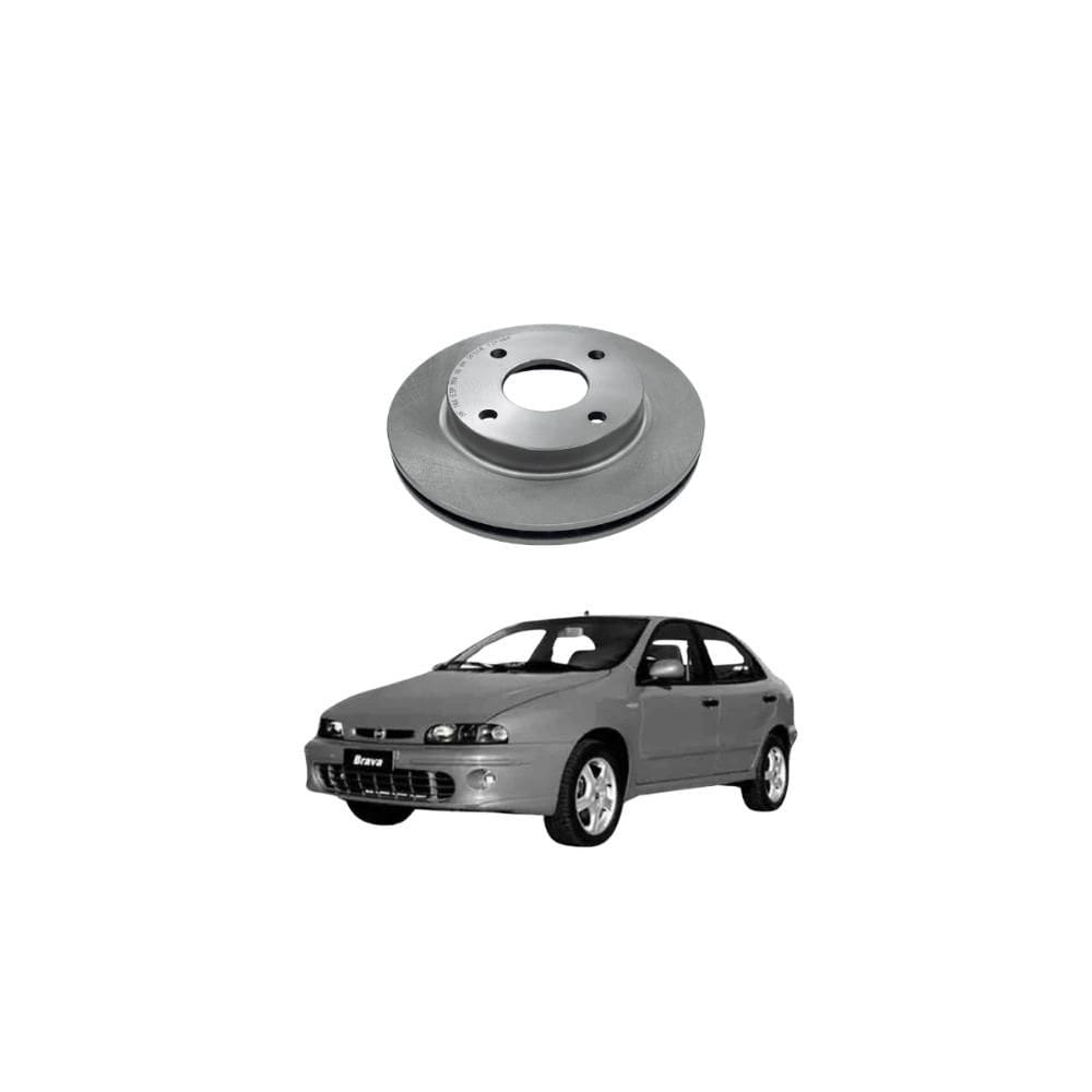 Disco de freio Brava 2000 A 2003 HF30 Hipper Freio