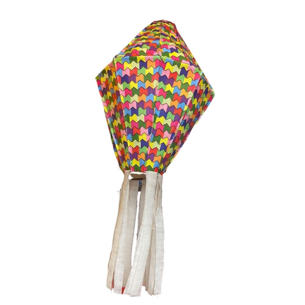 Balão Plástico Festa Junina Ilustrado Colorido 50Cm-Kit 5Un