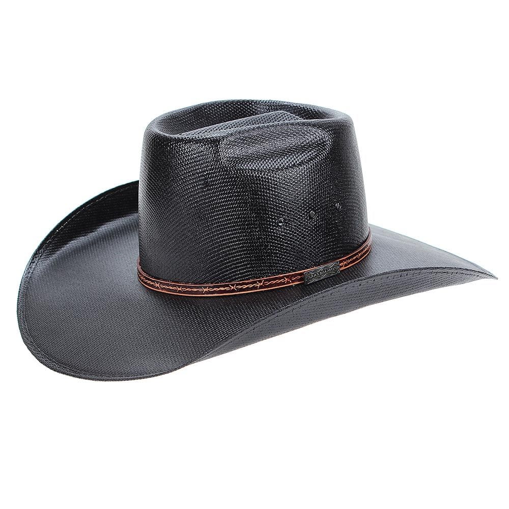Chapéu Country Copa Alta Preto Texas Diamond 22980
