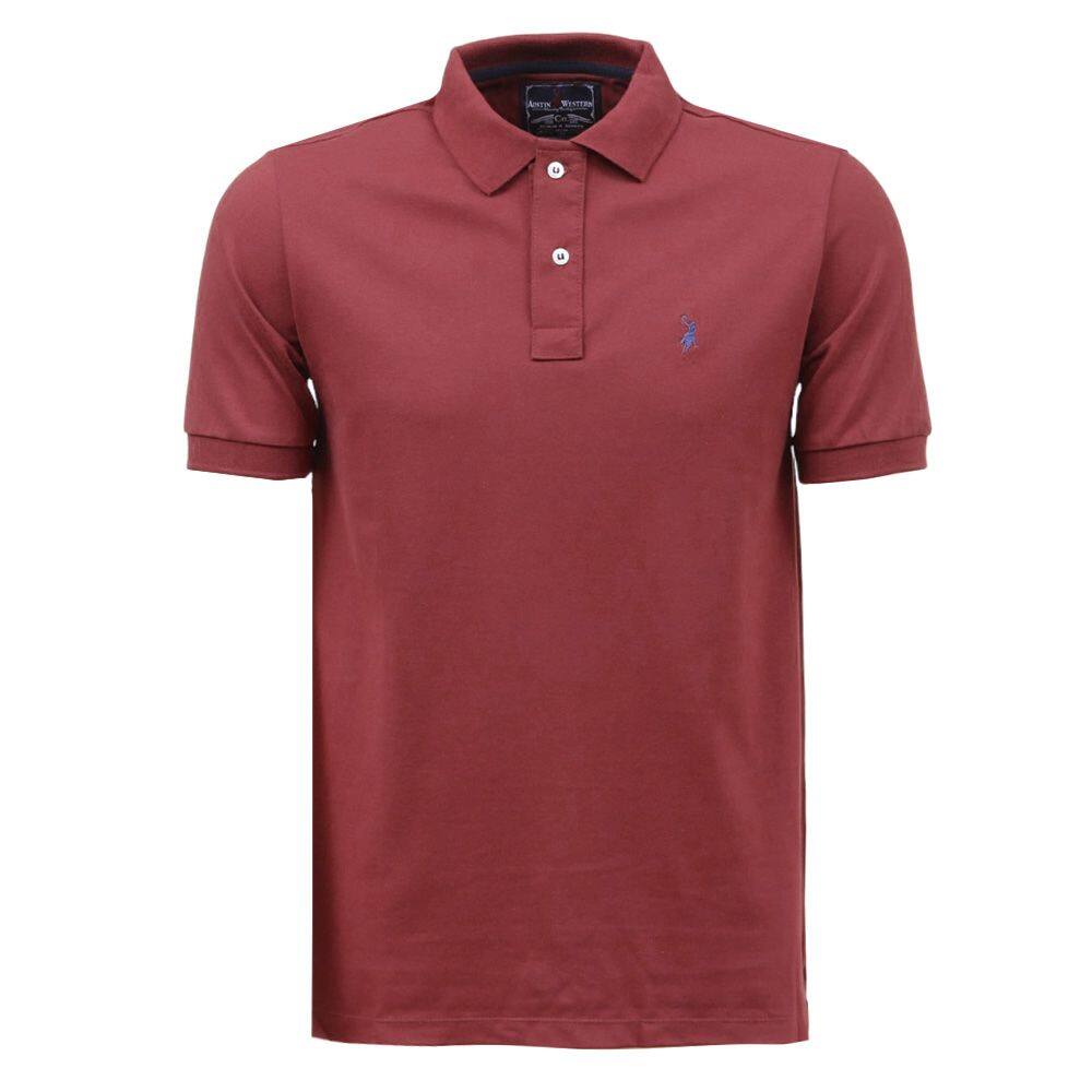 Camisa Polo Masculina Vinho Austin Western 36011