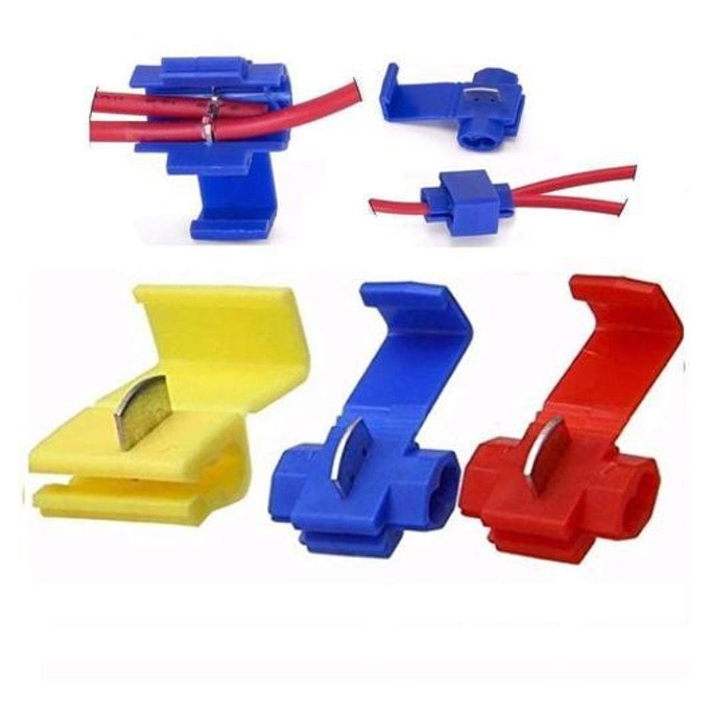 200 Conector Elétrico Derivação Emenda Cabo Fios 0,5 A 6Mm