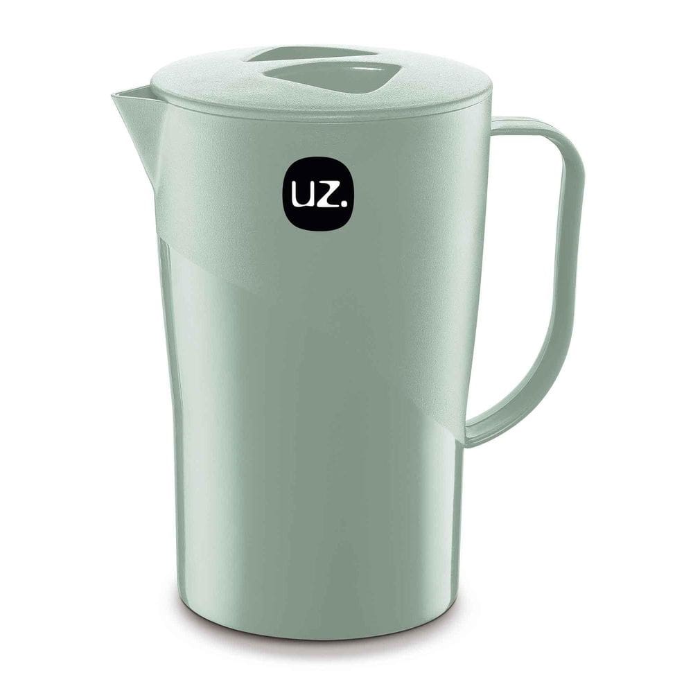Jarra 2 Litros Com Tampa Para Suco Água Plástico Uz Verde